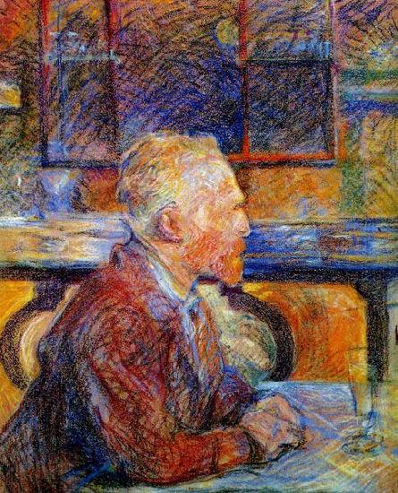 Vincent Van Gogh Vincent van Gogh, pastel drawing by Henri de Toulouse Lautrec oil painting picture